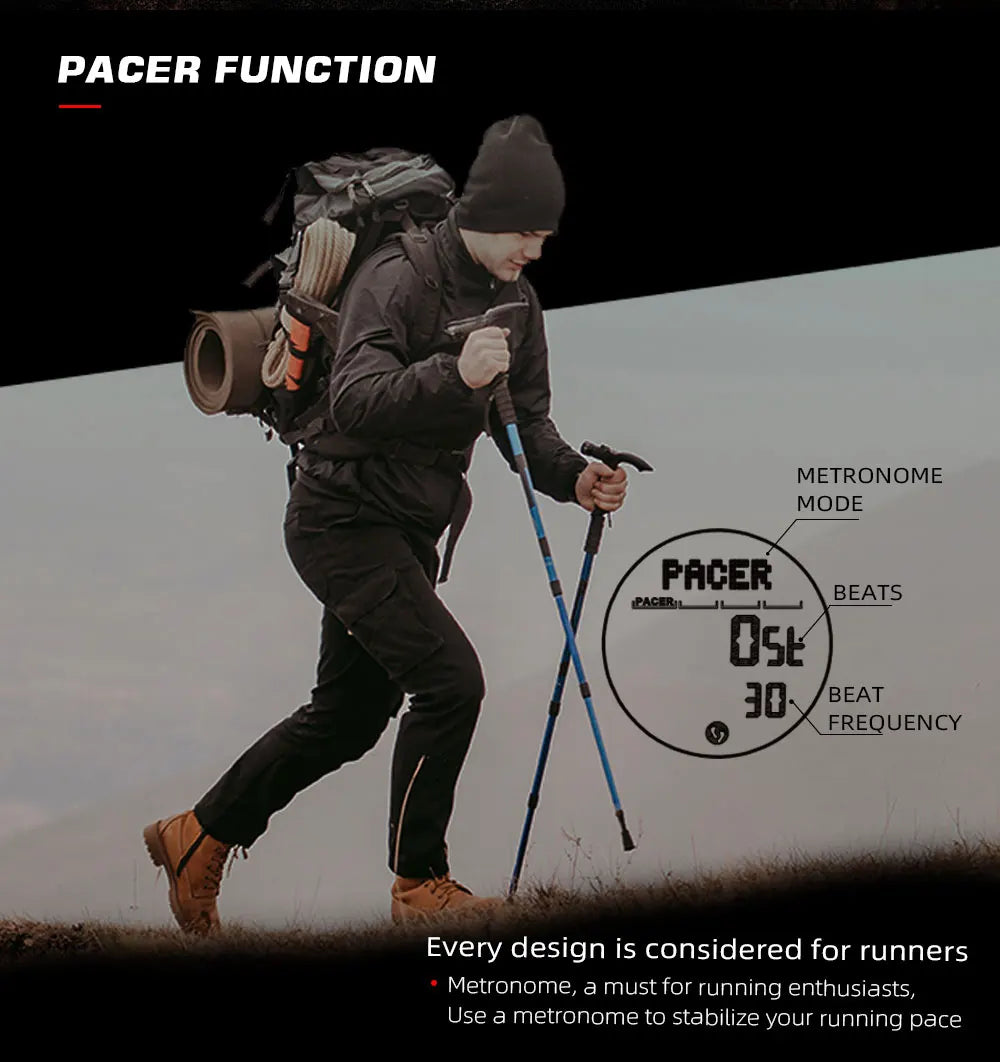 Outdoor Digital Watch - North Edge - ALPS