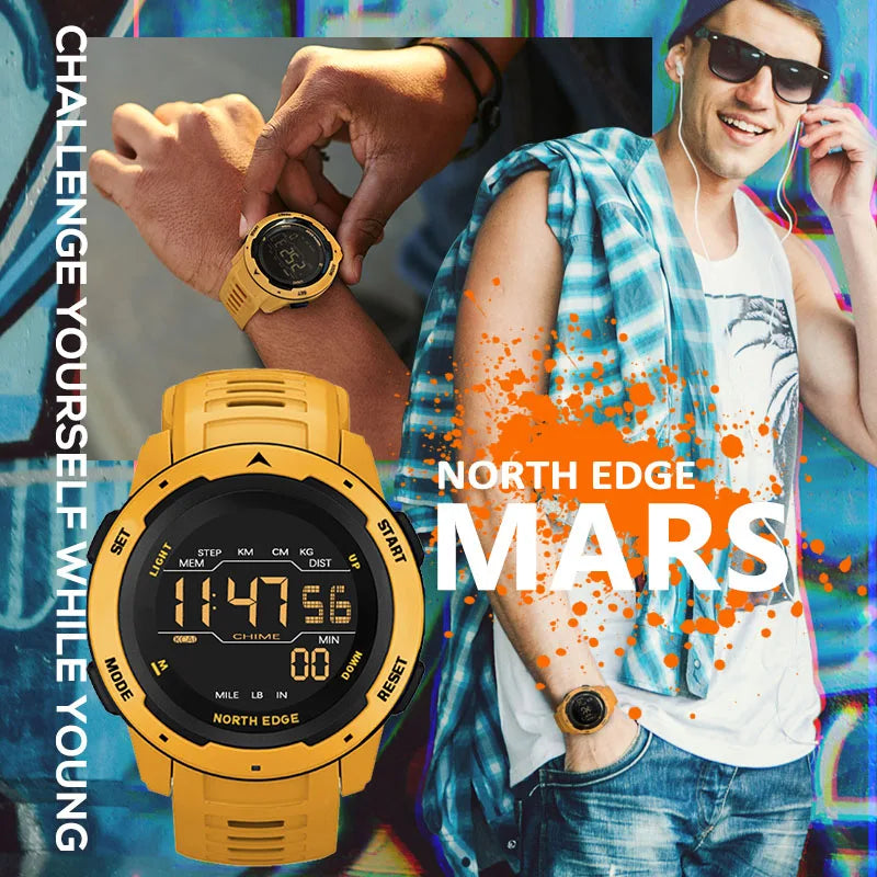 Digital Sports Watch - North Edge - Mars