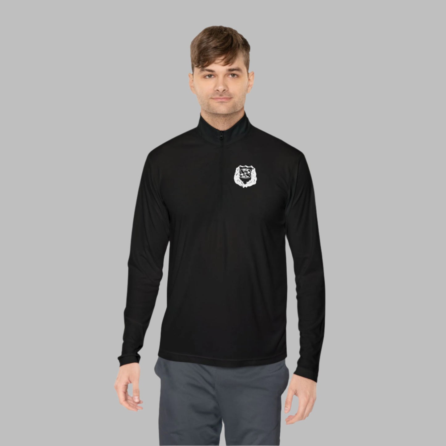 PBA 245 State Shield - Quarter Zip Pullover