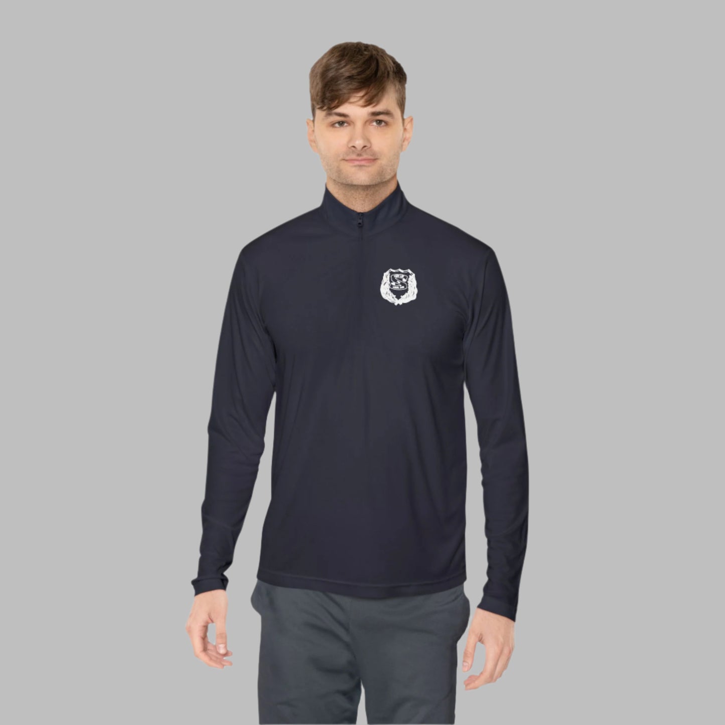 PBA 245 State Shield - Quarter Zip Pullover