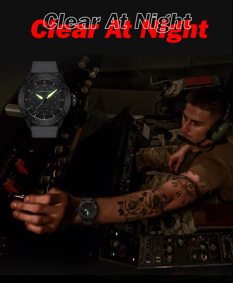 Solar Powered Watch - North Edge - MACH