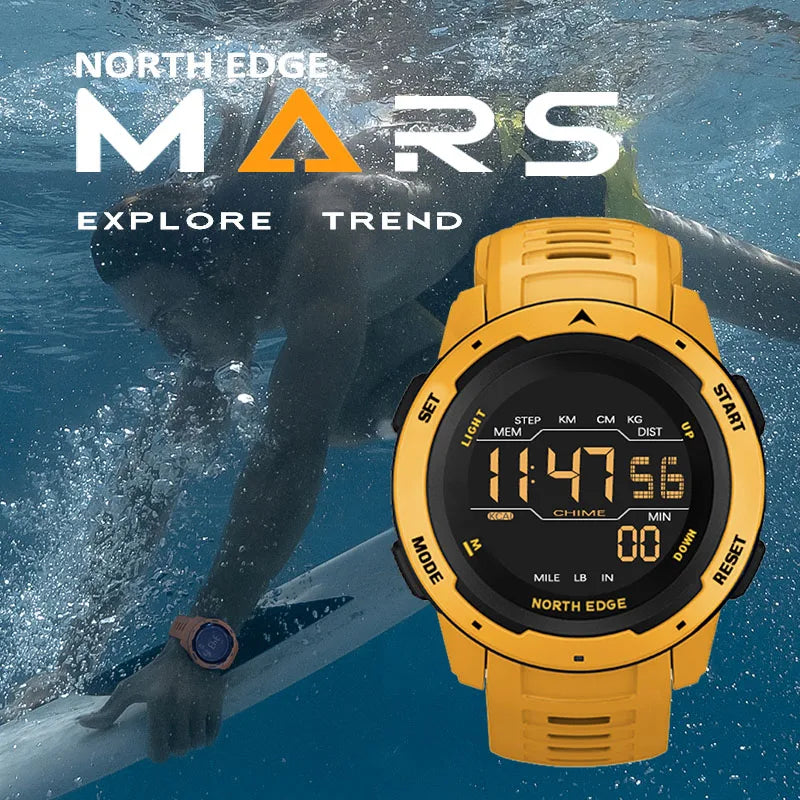Digital Sports Watch - North Edge - Mars