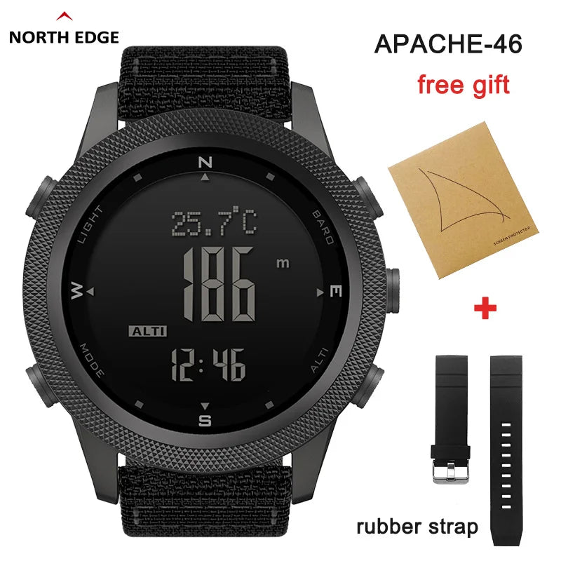 Outdoor Digital Watch - North Edge - APACHE 46