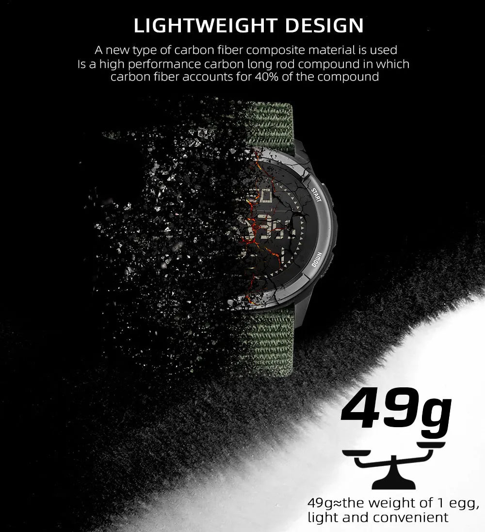 Outdoor Digital Watch - North Edge - ALPS