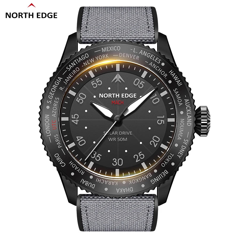 Solar Powered Watch - North Edge - MACH