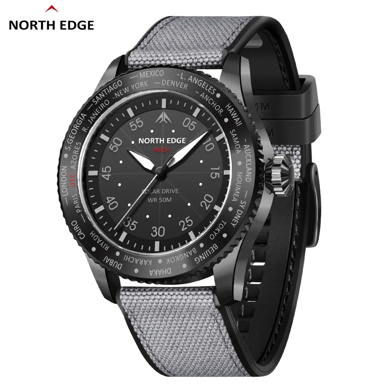 Solar Powered Watch - North Edge - MACH
