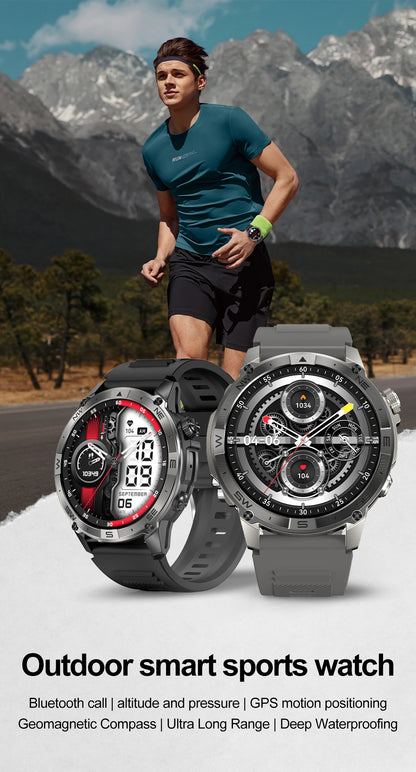 AMOLED Smart Watch - North Edge - GPS Smartwatch