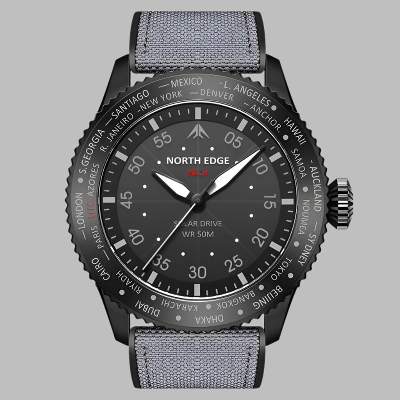 Solar Powered Watch - North Edge - MACH
