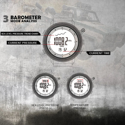 Outdoor Digital Watch - North Edge - APACHE 46