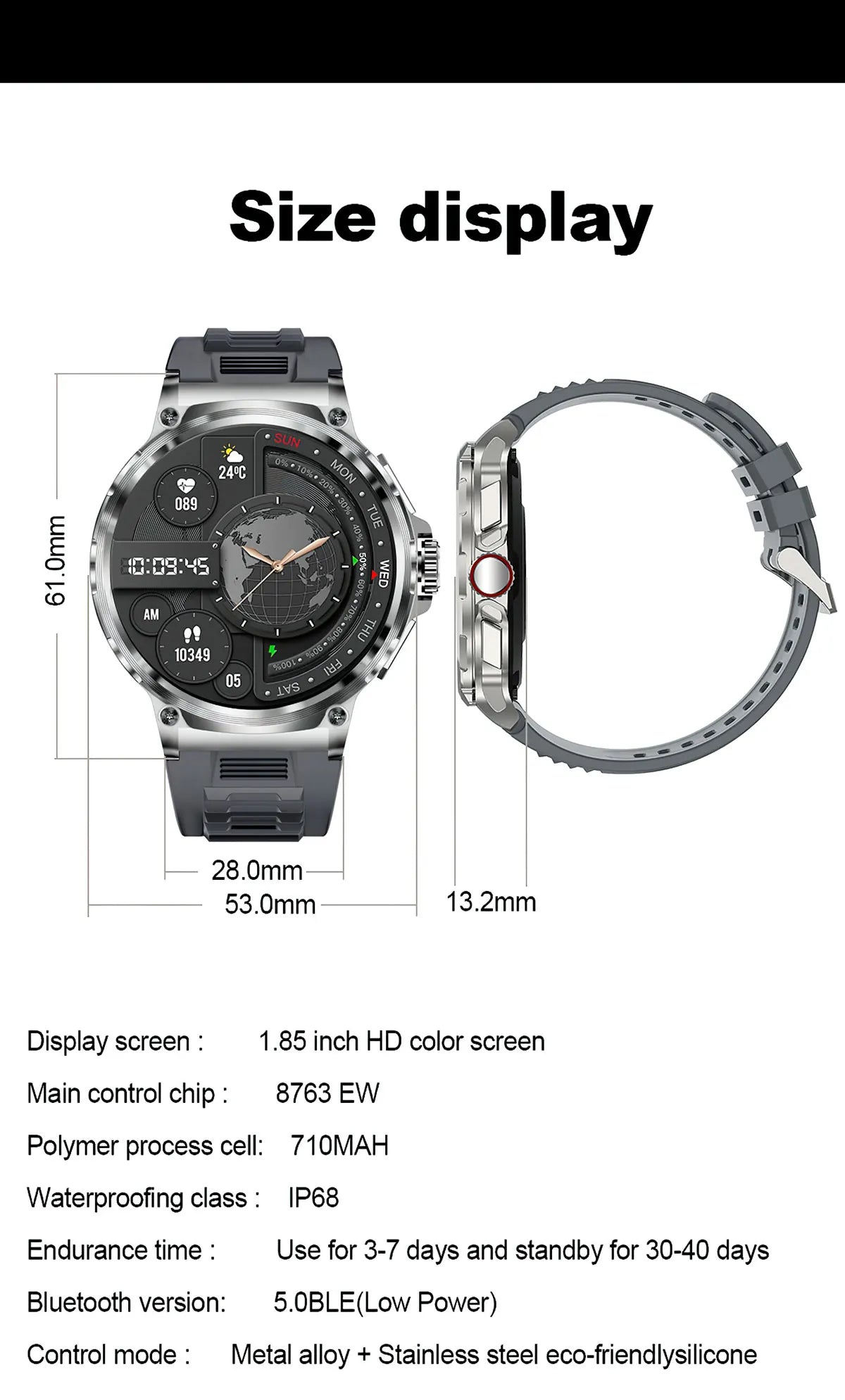 Multisport Watch - North Edge - V69