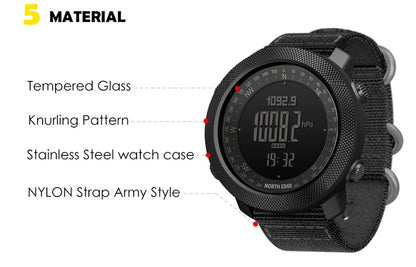 Outdoor Digital Watch - North Edge - Apache 3